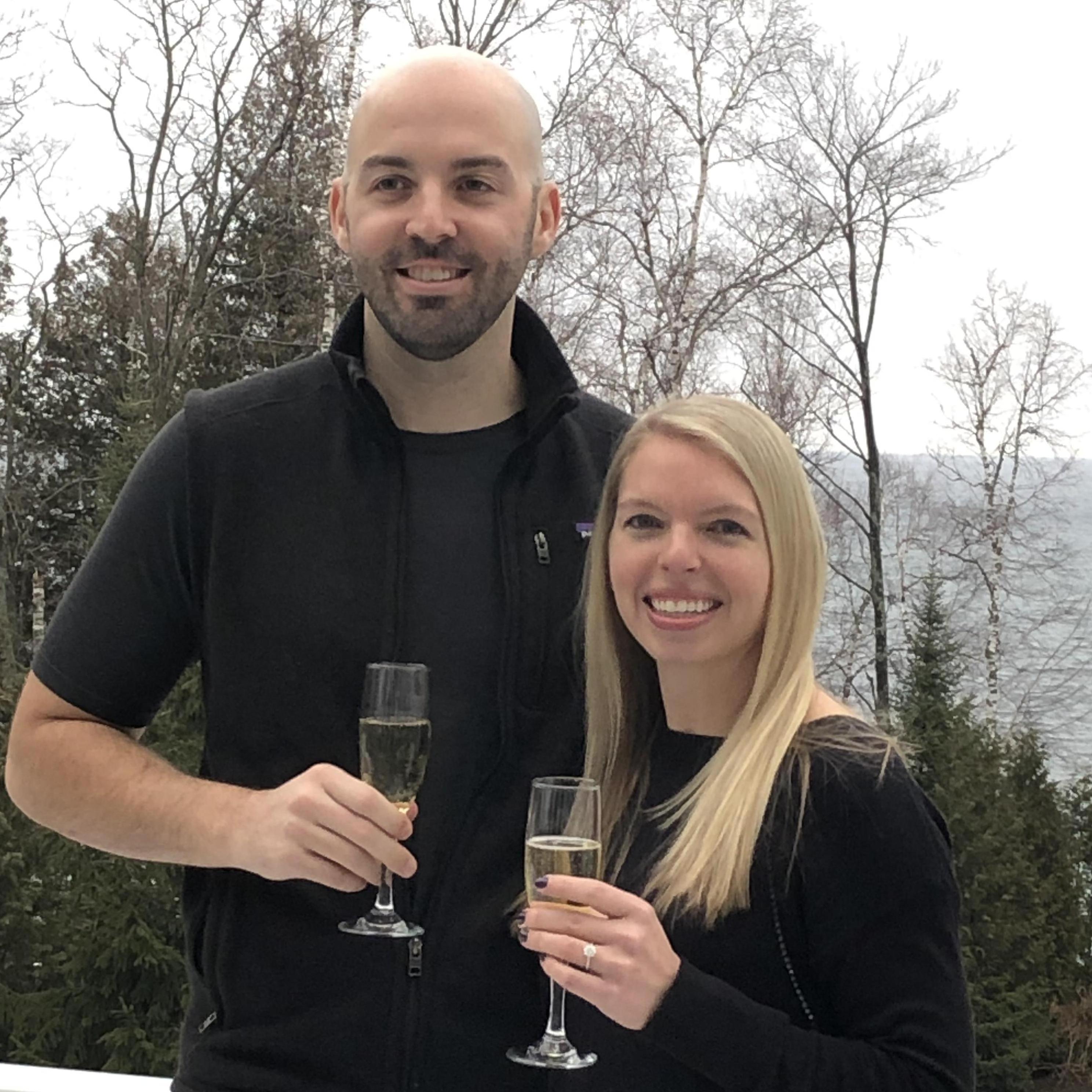 After Ryan proposed in Bay Harbor