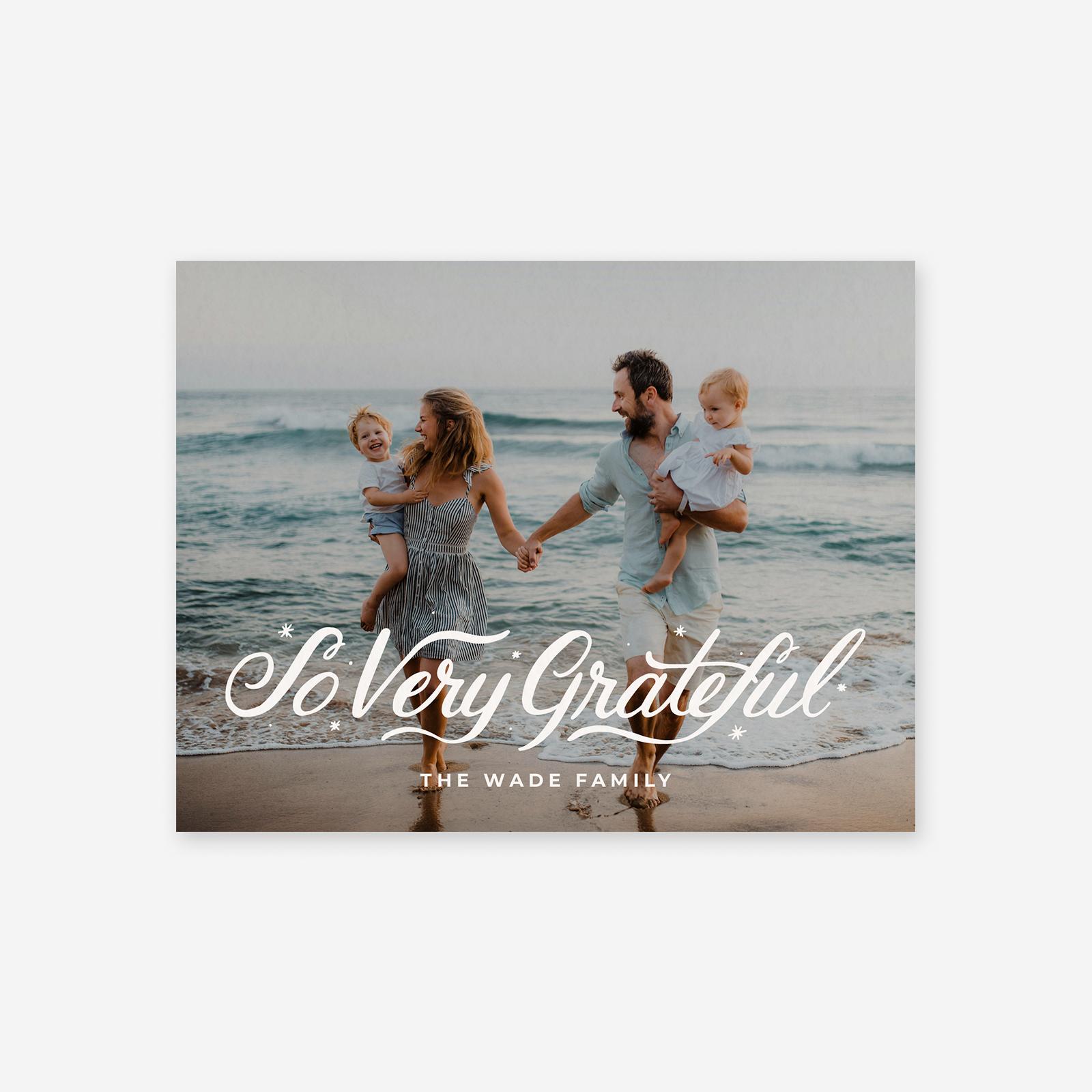 Zola Holiday Cards Grateful