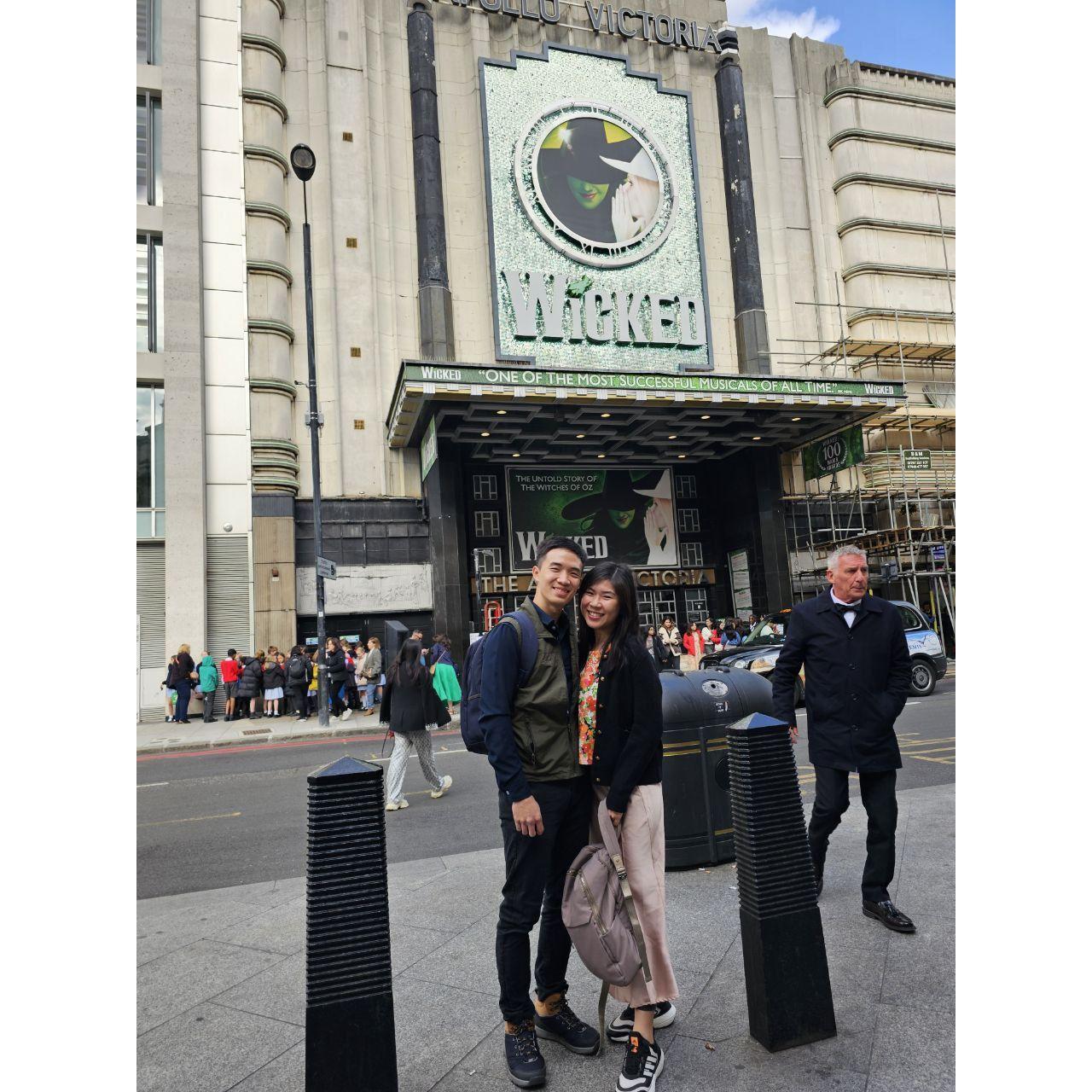 Dream come true! Watching our favourite songs come to life at West End!!