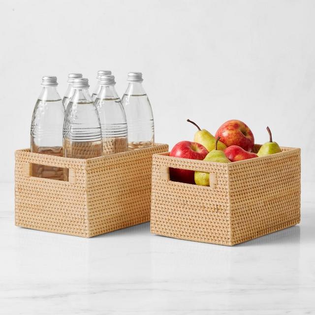 Hold Everything Pantry Cubby Baskets, Set of 2