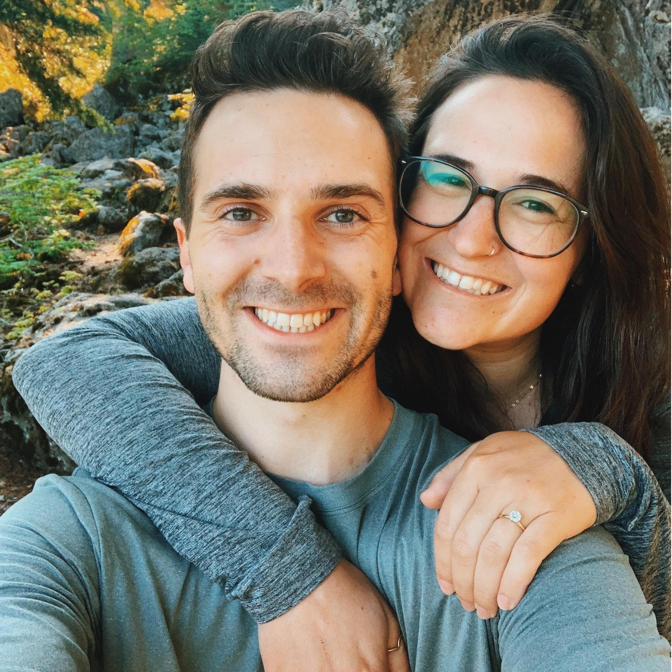 The day we got engaged!