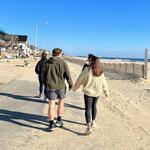 Stroll the Manasquan Boardwalk & watch the surfers