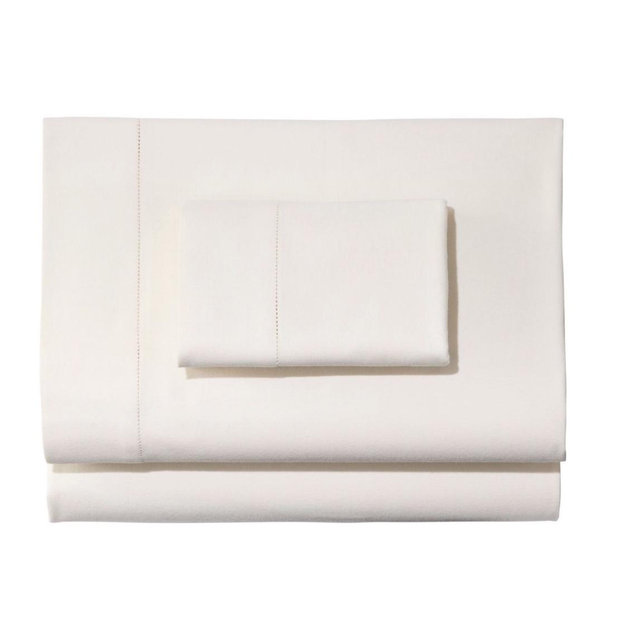 Premium Egyptian Flannel King Pillow Cases, Cream