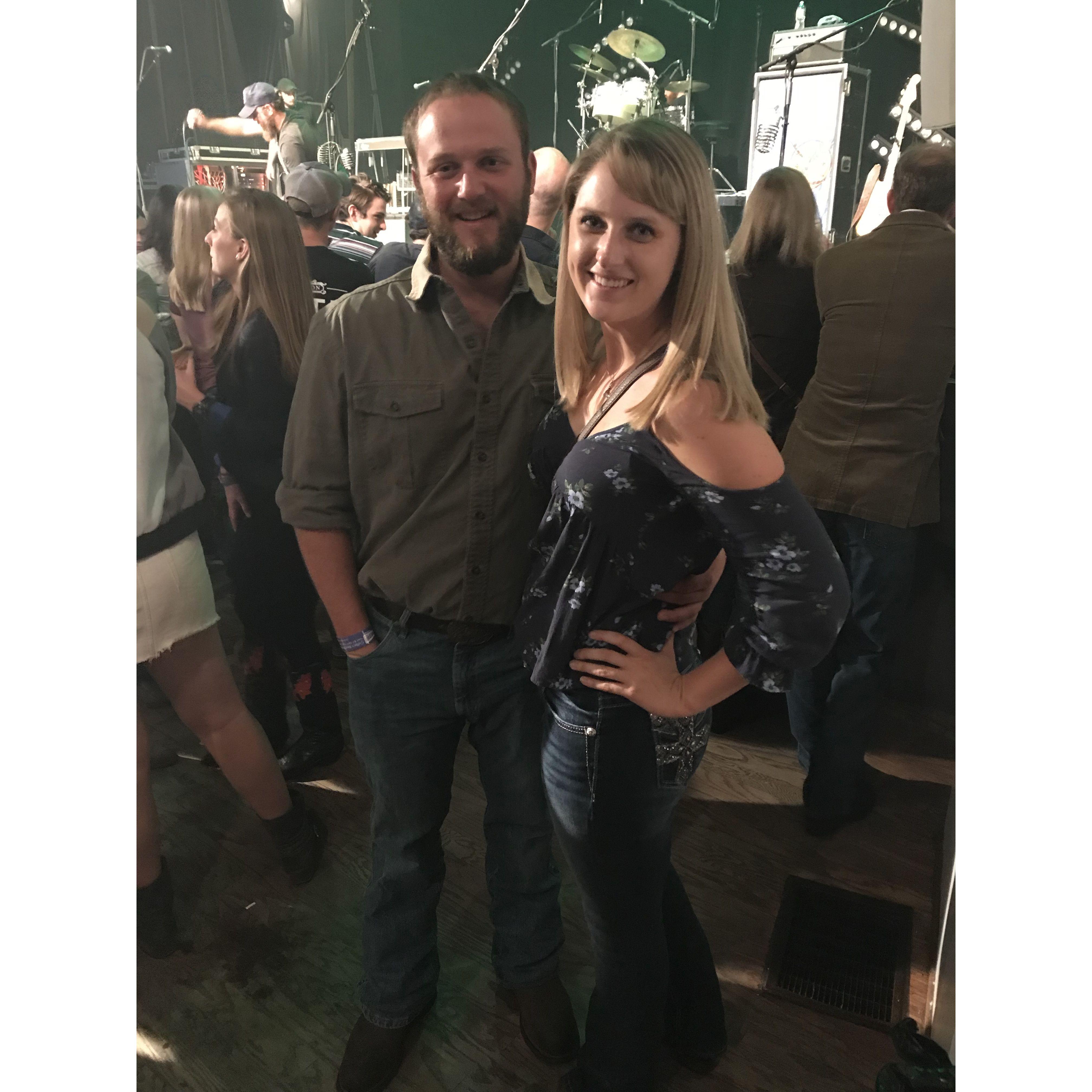 Our first concert together- Turnpike Troubadours