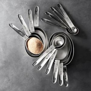 Williams Sonoma Stainless-Steel Nesting Measuring Cups & Spoons Sets