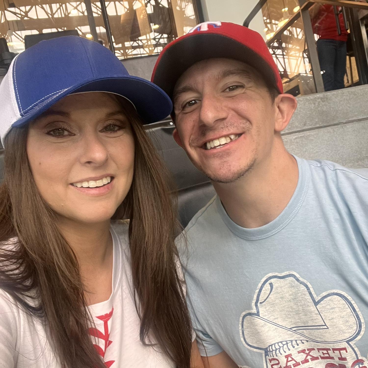 Rangers day date! In a suite!!