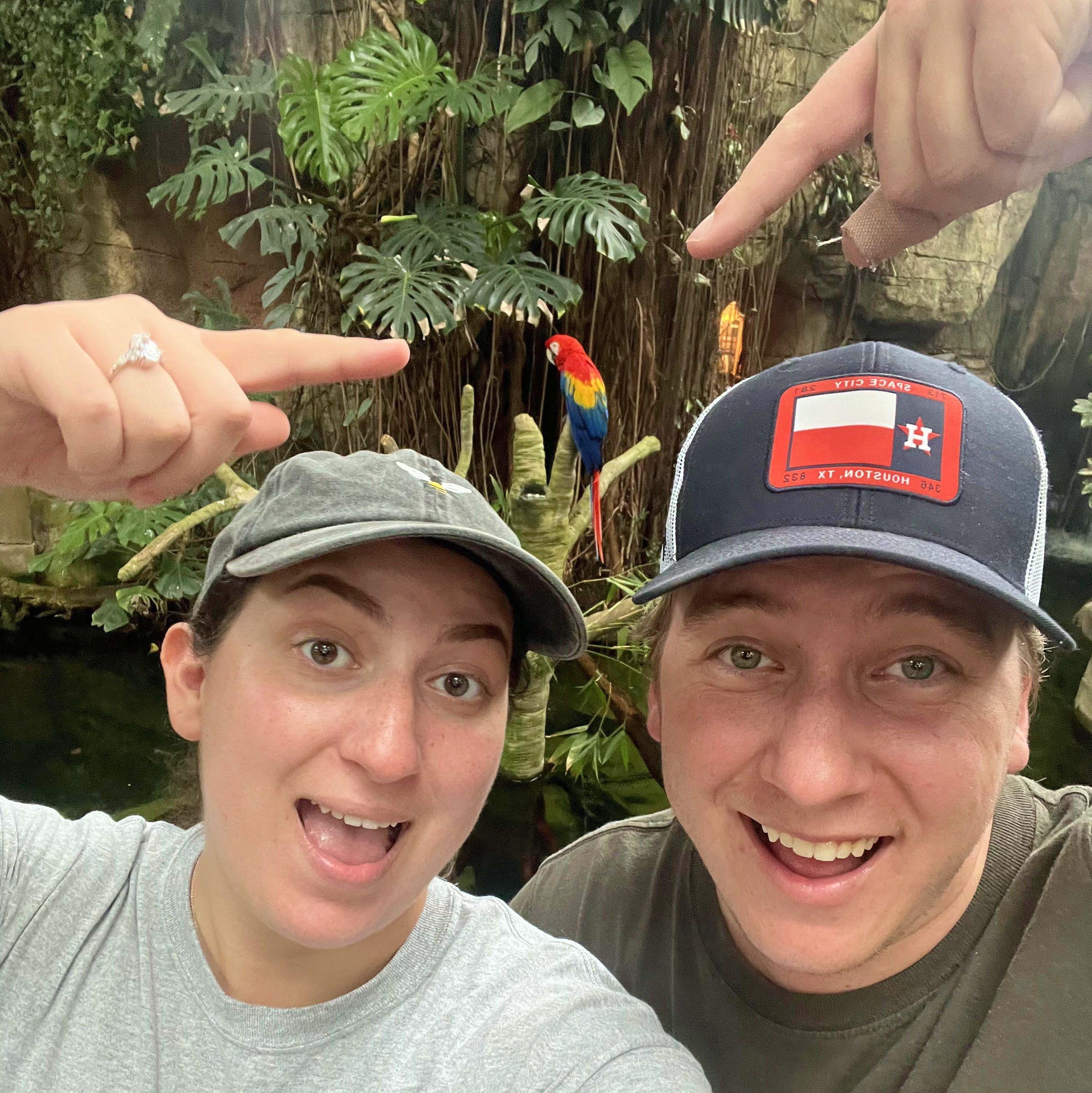 Mikaela had a family friendly work event at the Moody Gardens which Ethan got to visit for the first time in Galveston, Texas on September 19, 2023.
