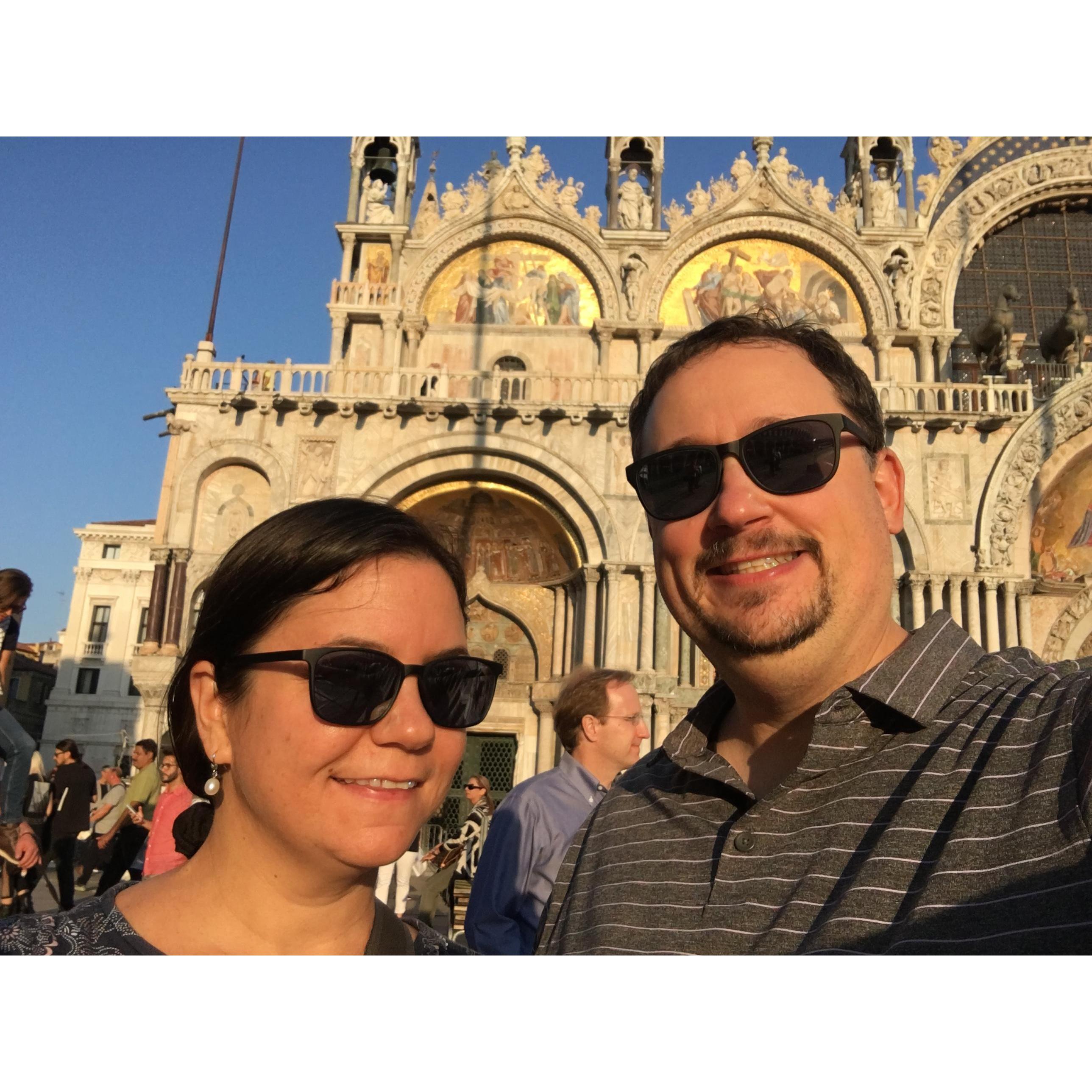 Enjoying the Golden Hour in Venice, Italy!