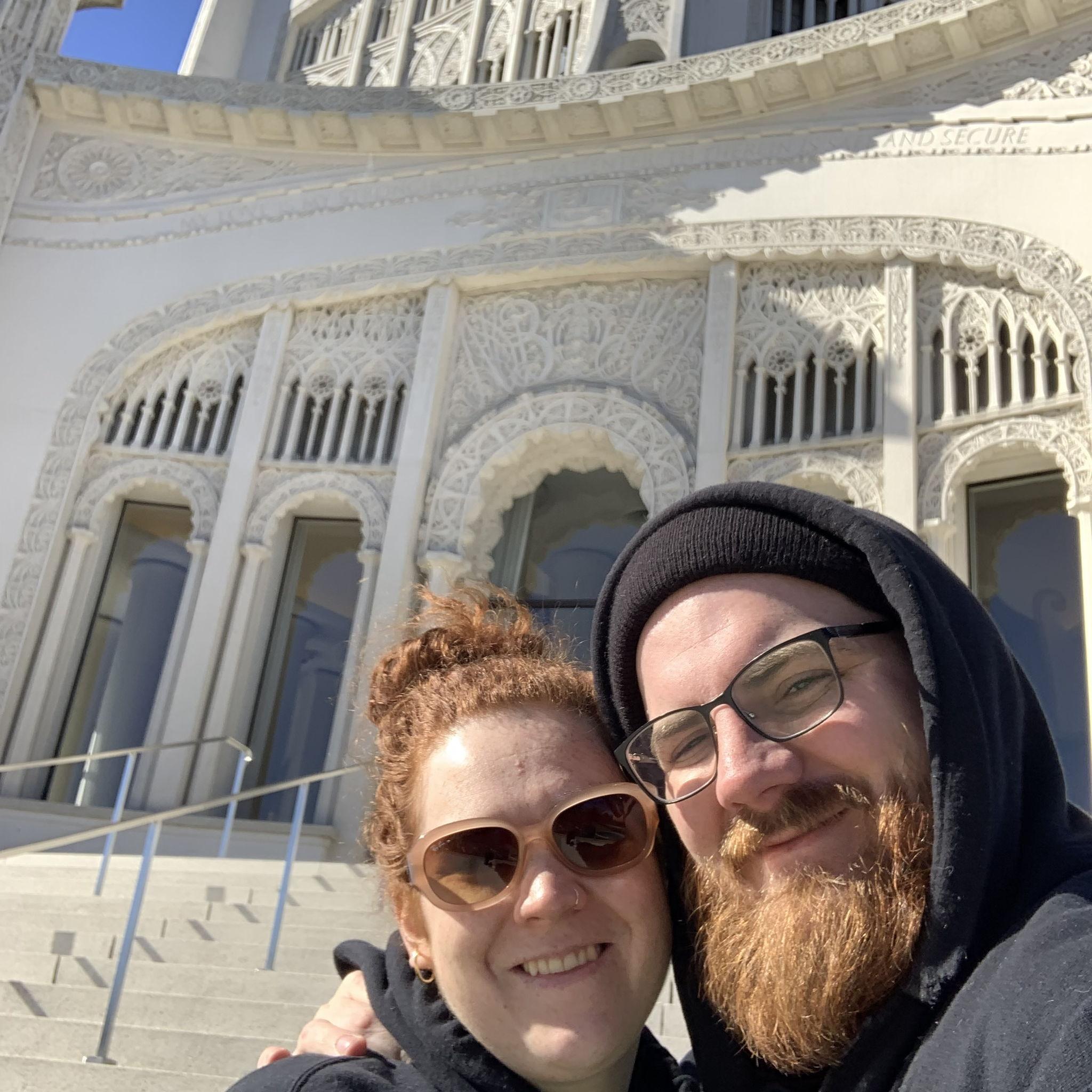 We love the Bahai temple - Vday 2023, revisiting our first Valentine's Day date in 2015