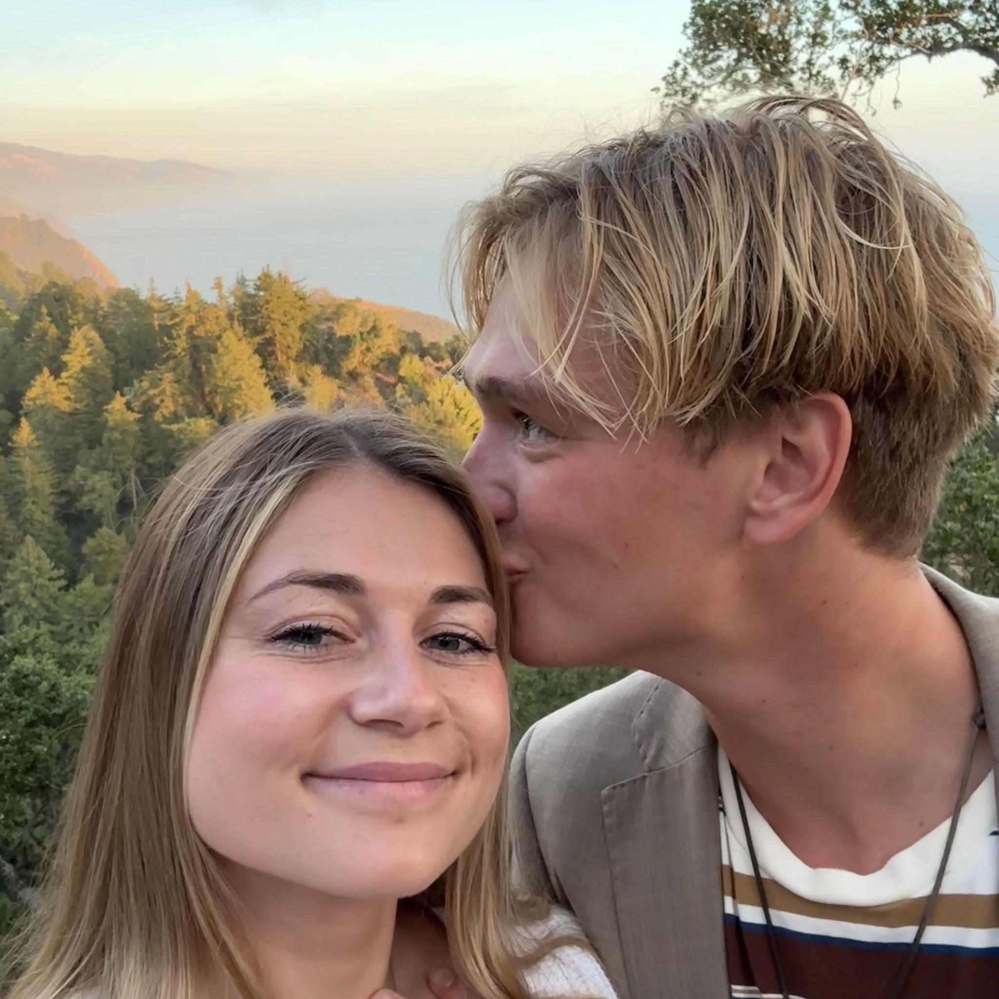 Our post engagement dinner