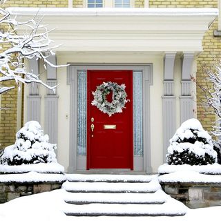 Christmas Snow Flocked Wreath