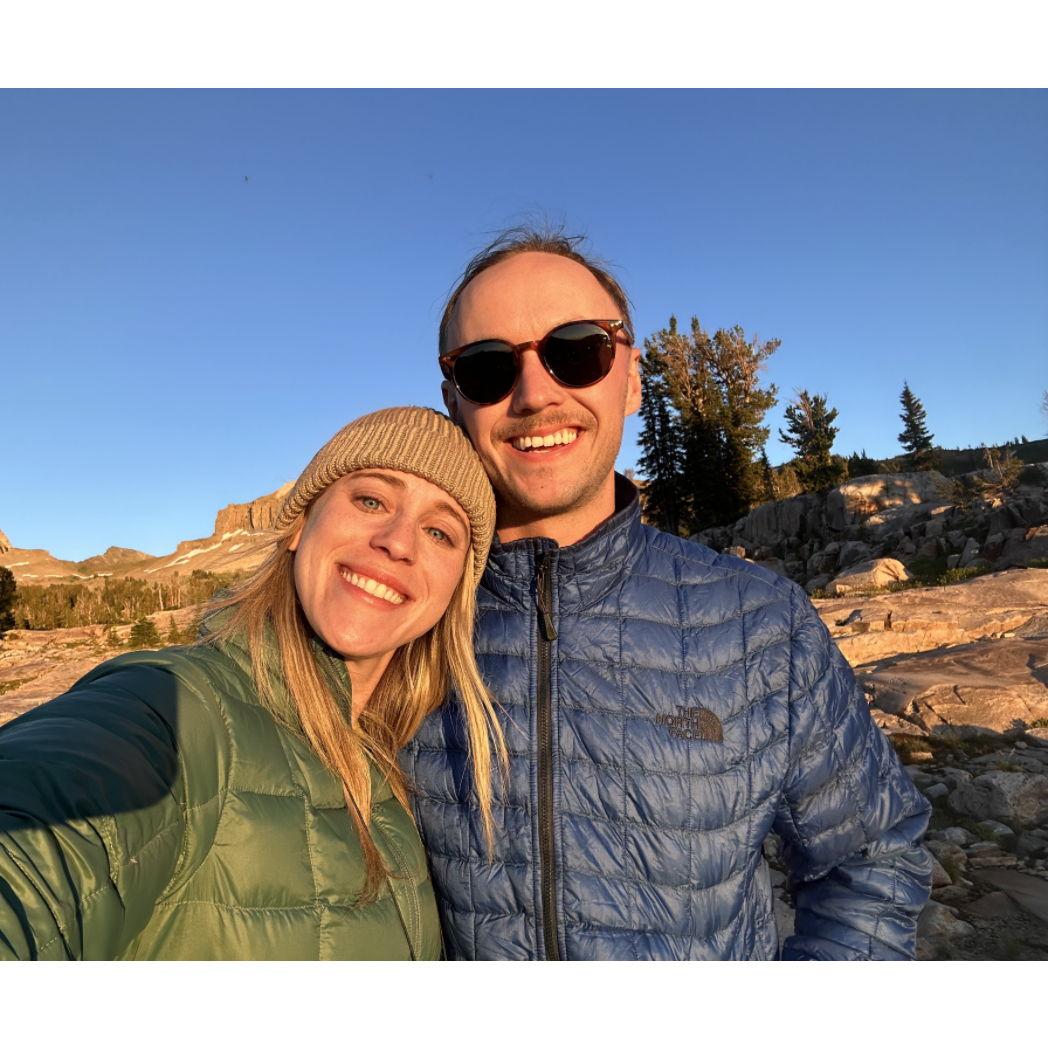 Backpacking trip to the Tetons, we hiked 40 miles in 2.5 days!