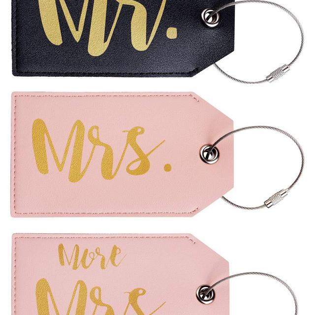 Couples Honeymoon Luggage Tags