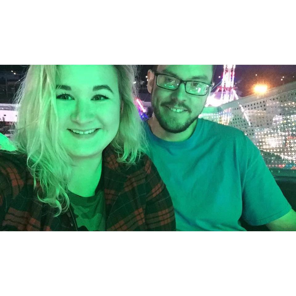 At the Hudsonville Fair 2017, later that night we said "I love you" for the first time!
