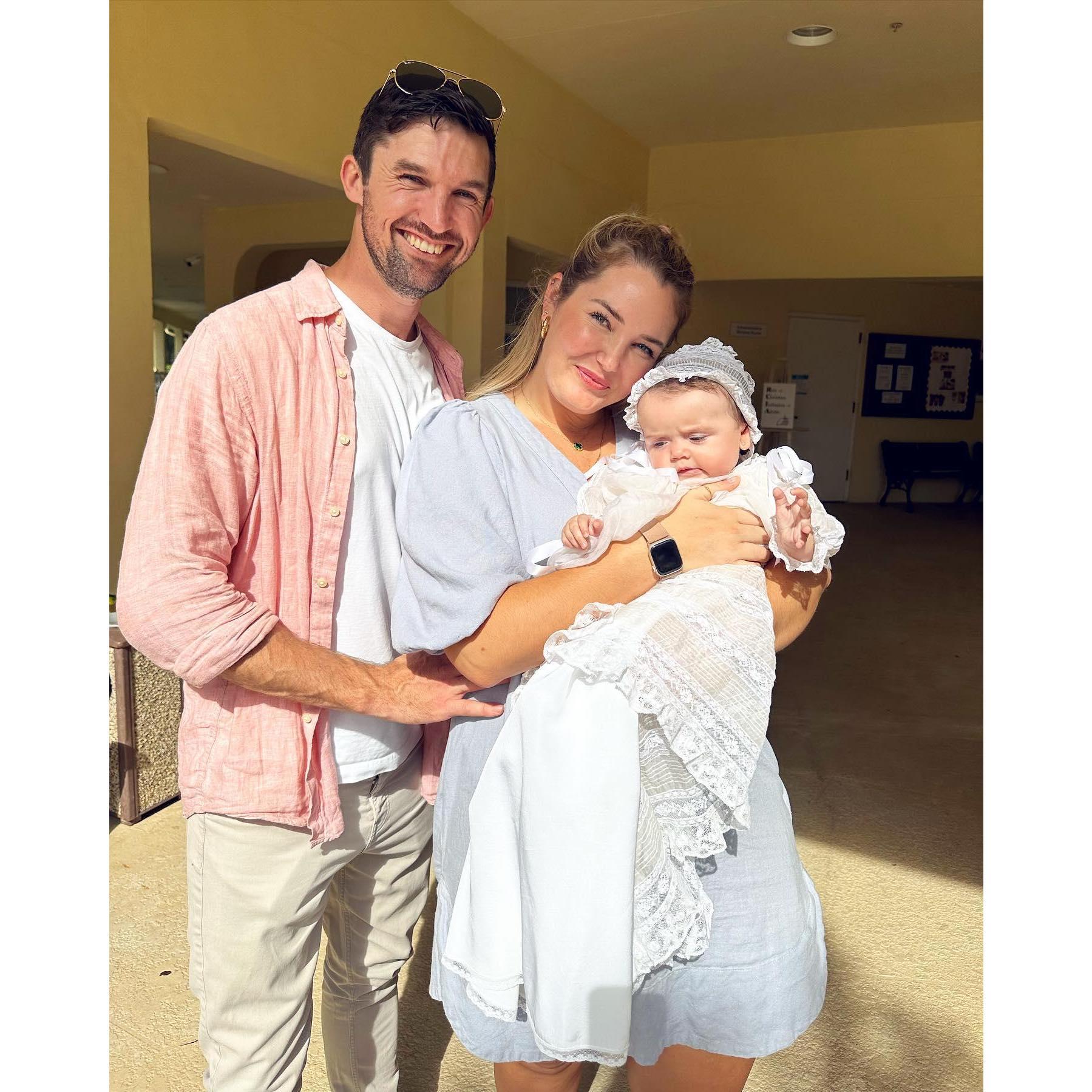 Baptism of Fran & Matt’s daughter, Teagan Rollins