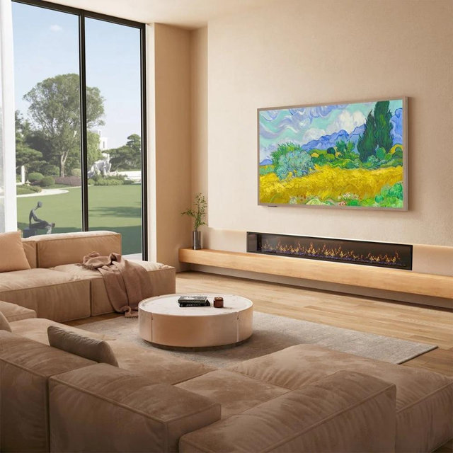 Hisense - 65" Class S7 Series CanvasTV 4K QLED TV with Hi-Matte Display and UltraSlim Wall Mount (2024)