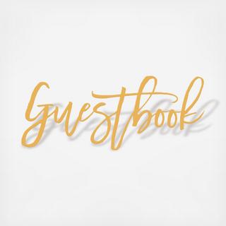 Guestbook Tabletop Sign