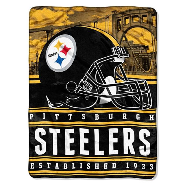 Officially Licensed NFL "Stacked" Silk Touch Throw Blanket, 60" x 80", Multi Color