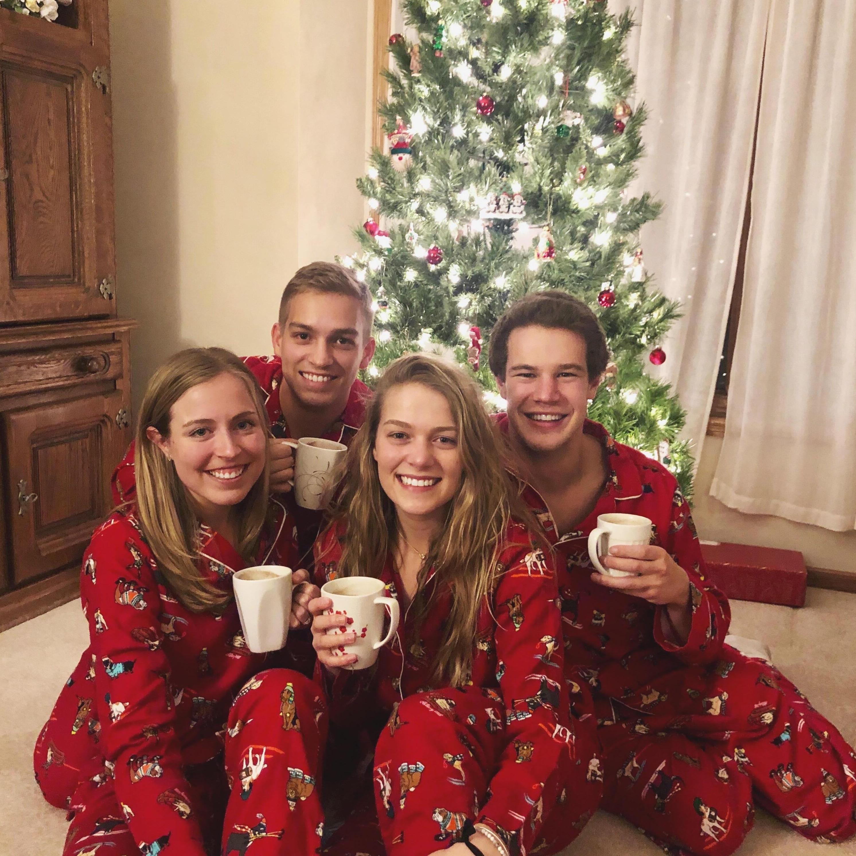 December 2018: Our first Christmas spent with each other's families, ft. MOH Sami Banks and groomsman Matt Baker!
(Not pictured: a super fun Faul family Christmas)
