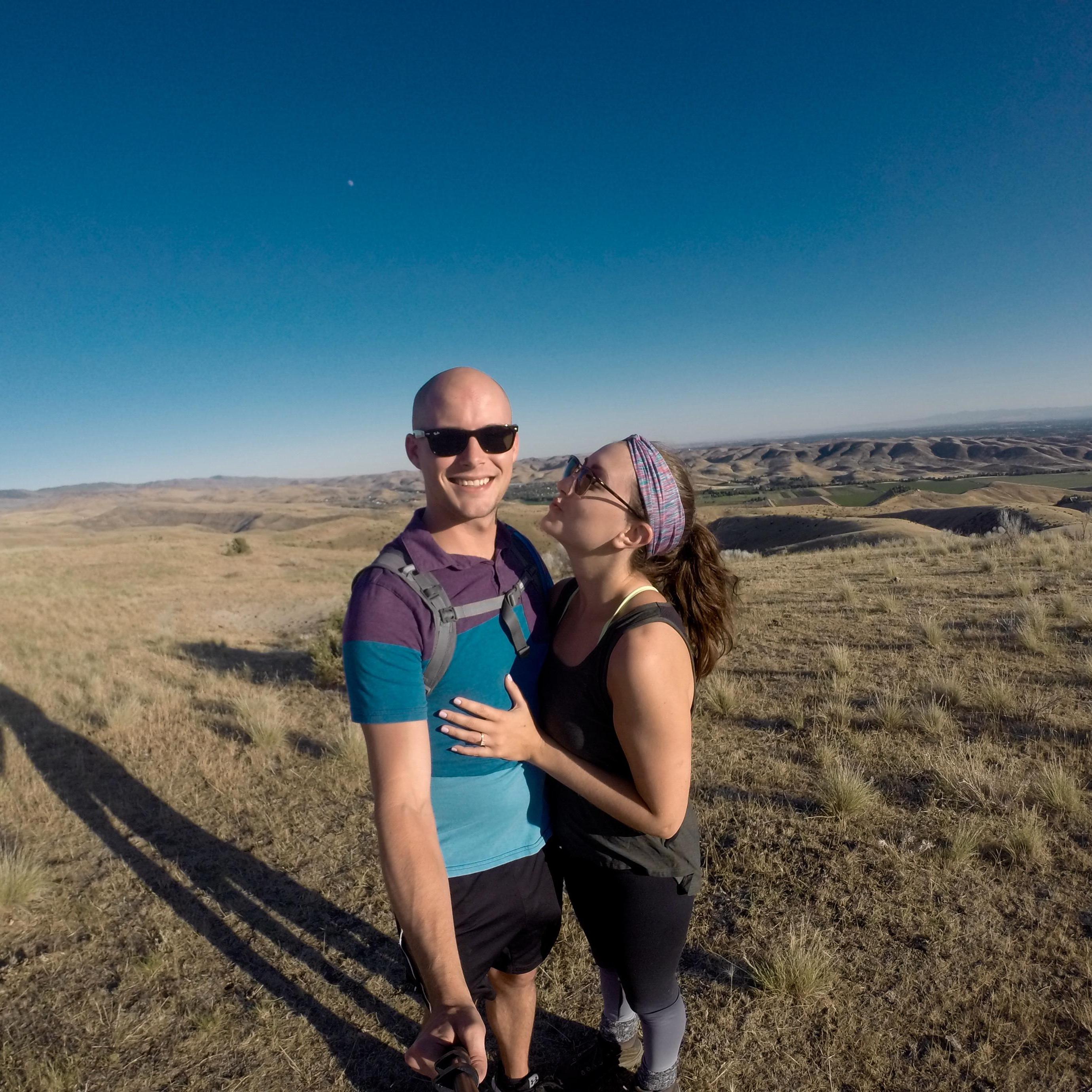 The moment we got engaged!