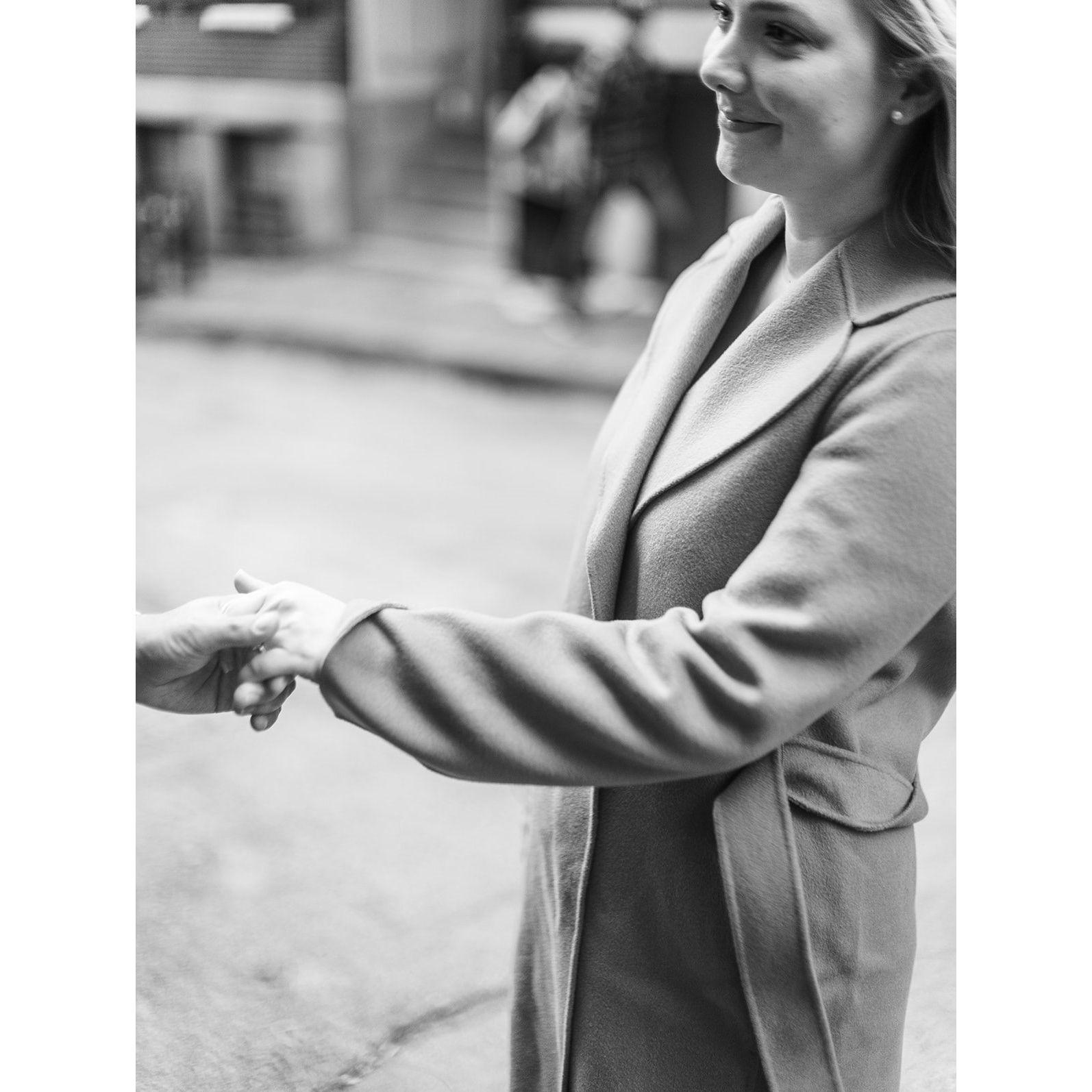 Engagement photos in Boston