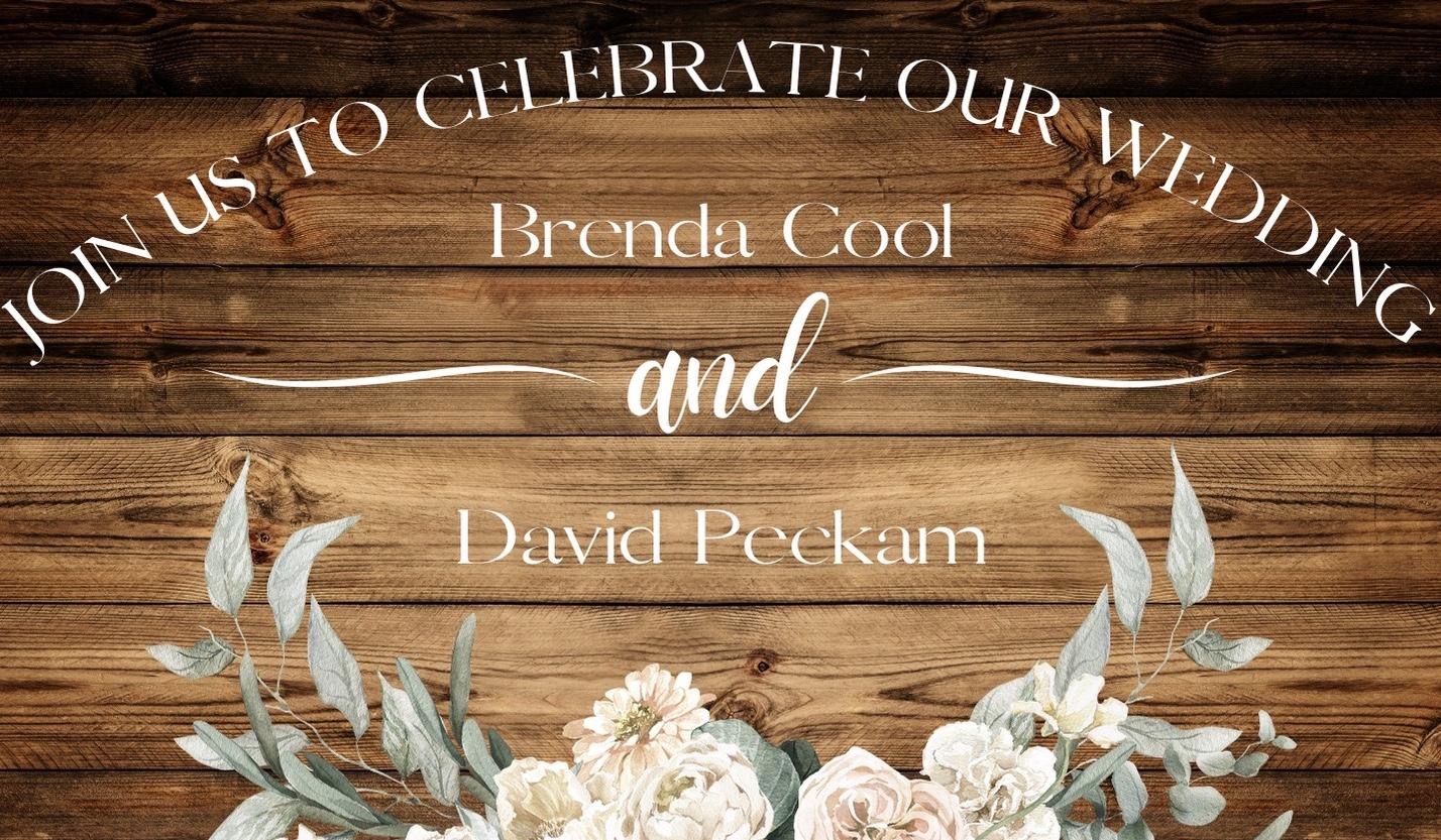 The Wedding Website of Brenda Cool and David Peckham