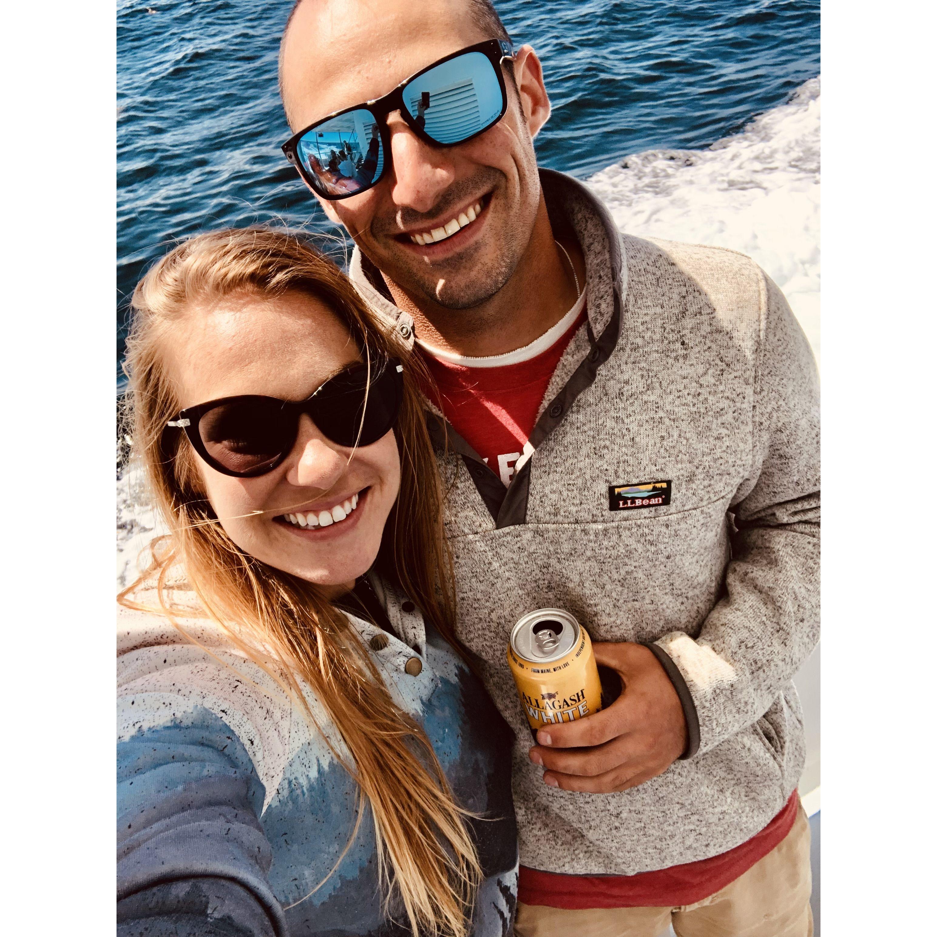 Whale watch for Molly's birthday 🎉