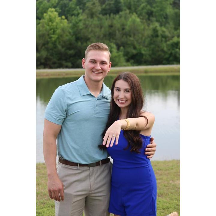 Luke proposed on the pier at my parent's house on May 23, 2021. May 23 is also my parent's anniversary!