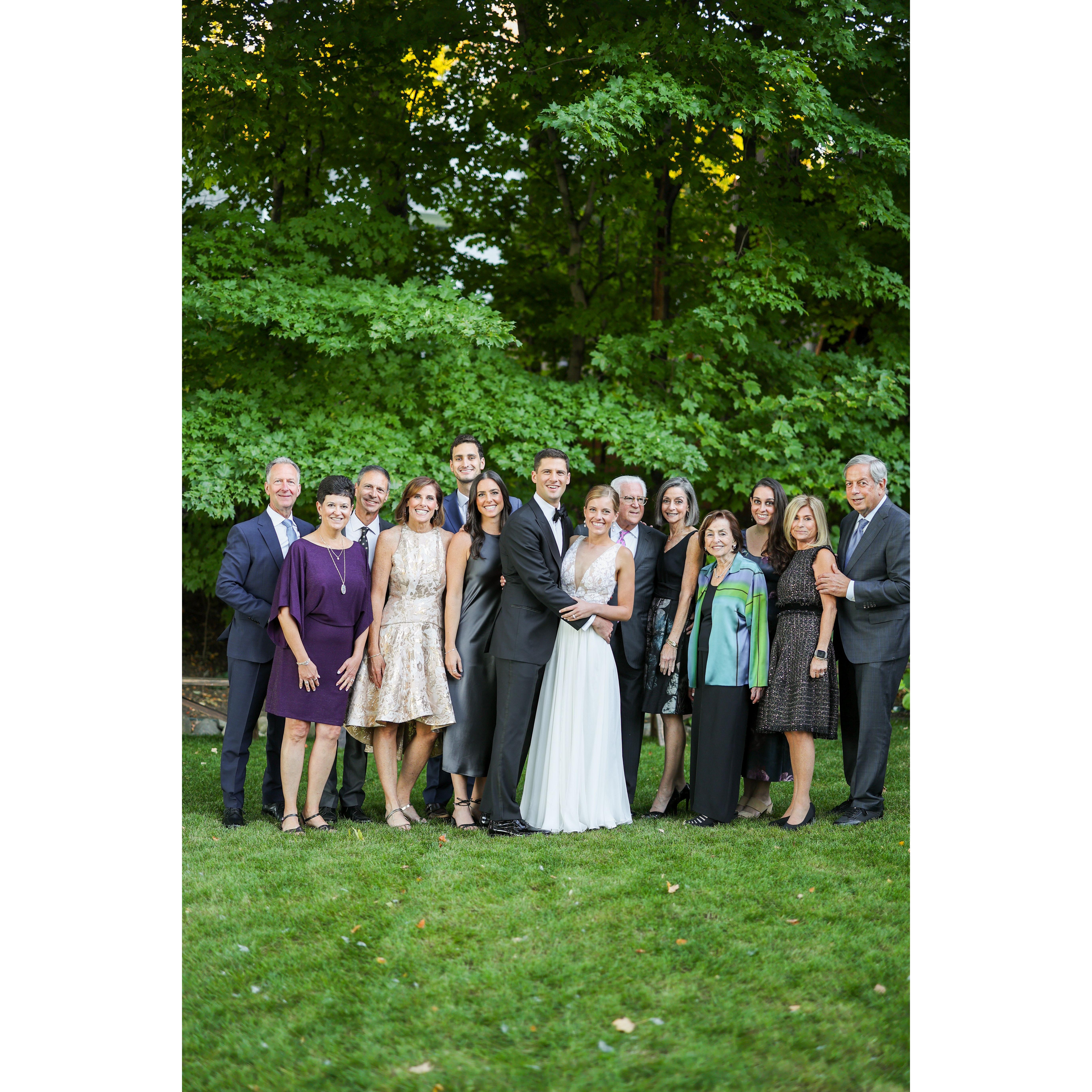 Celebrating Ross & Olivia with Allie's Aunts & Uncles
