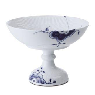 Royal Copenhagen Blue Fluted Mega Footed Bowl