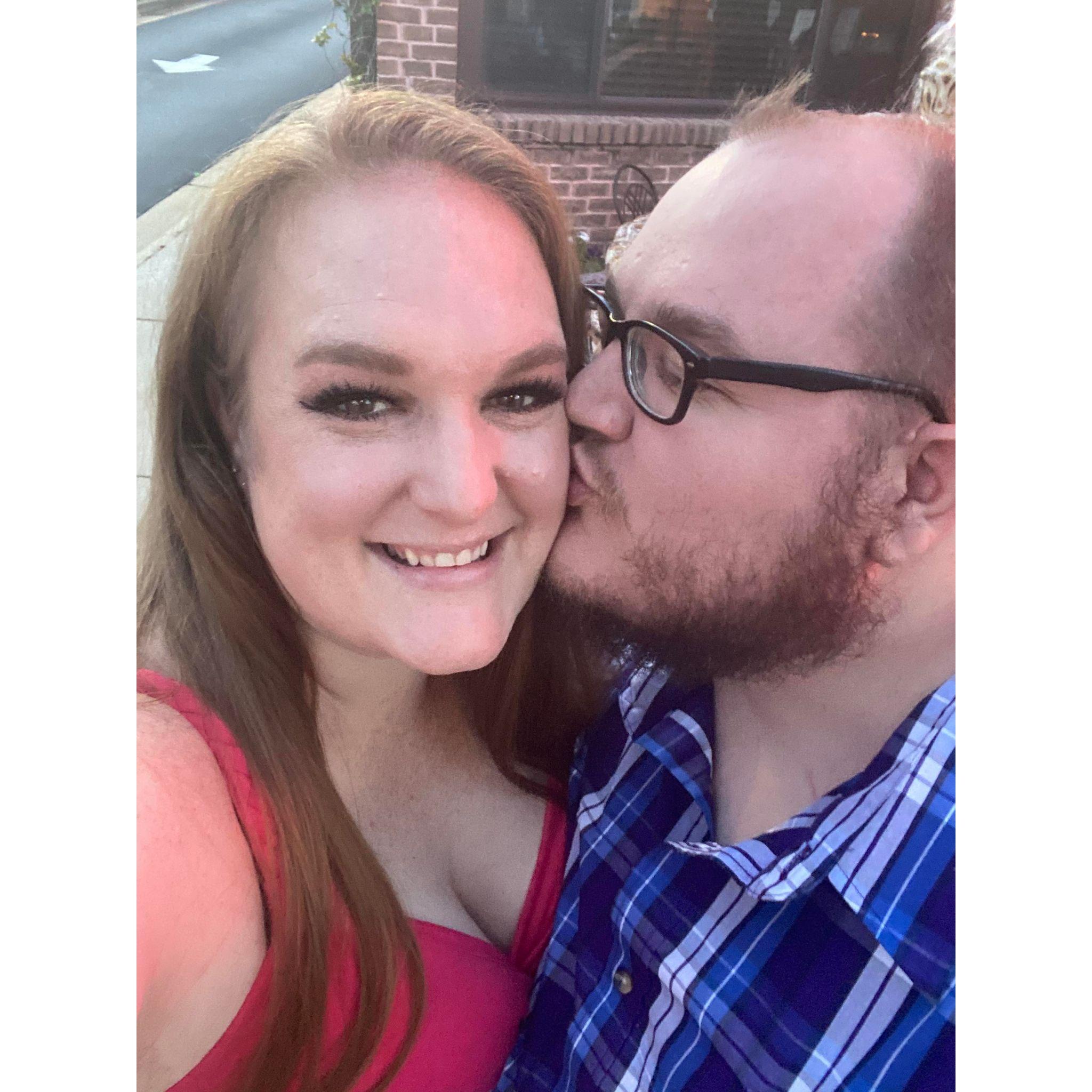 Outside Copeland's, in Atlanta, Georgia!