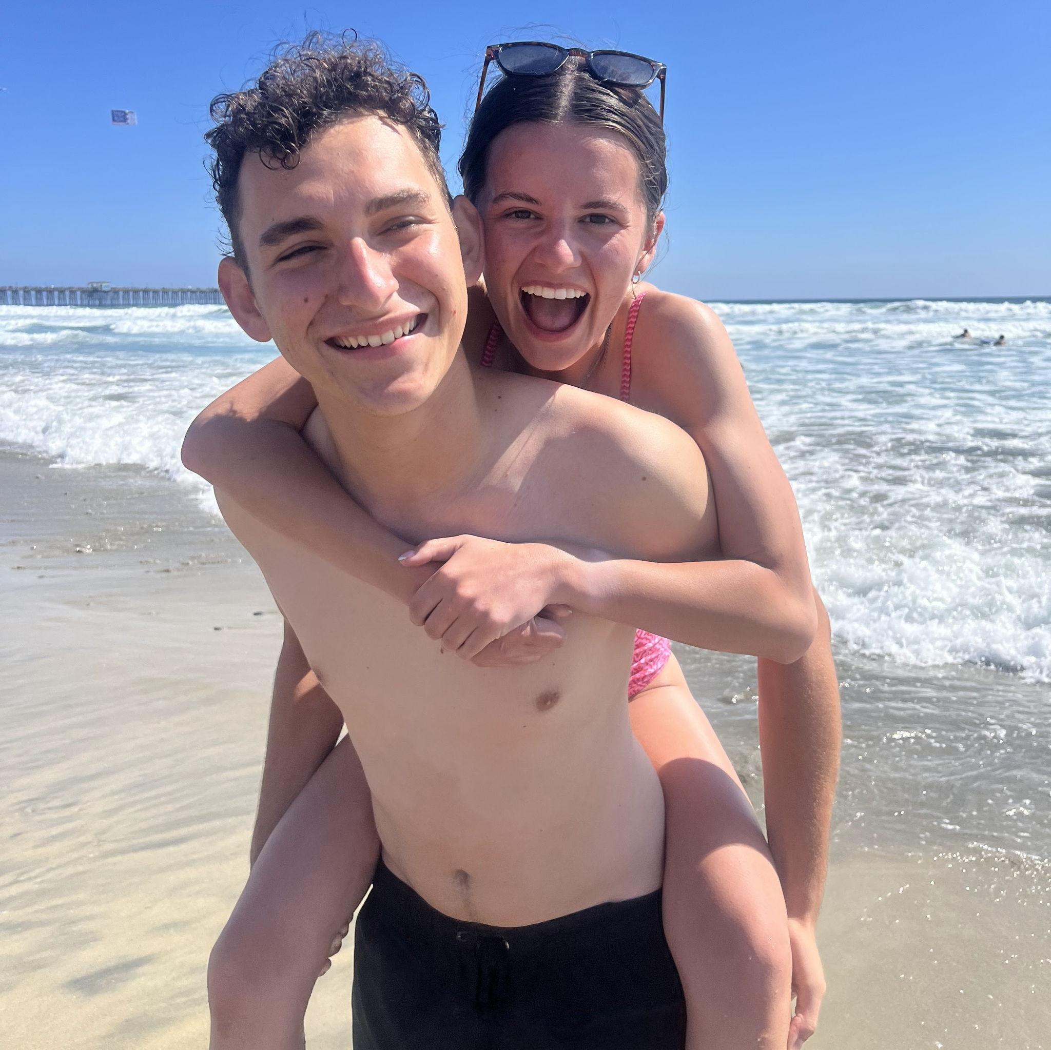 Patrick flew himself to Oceanside, CA, in the Summer of 2025 to see Blythe while she was on vacation.