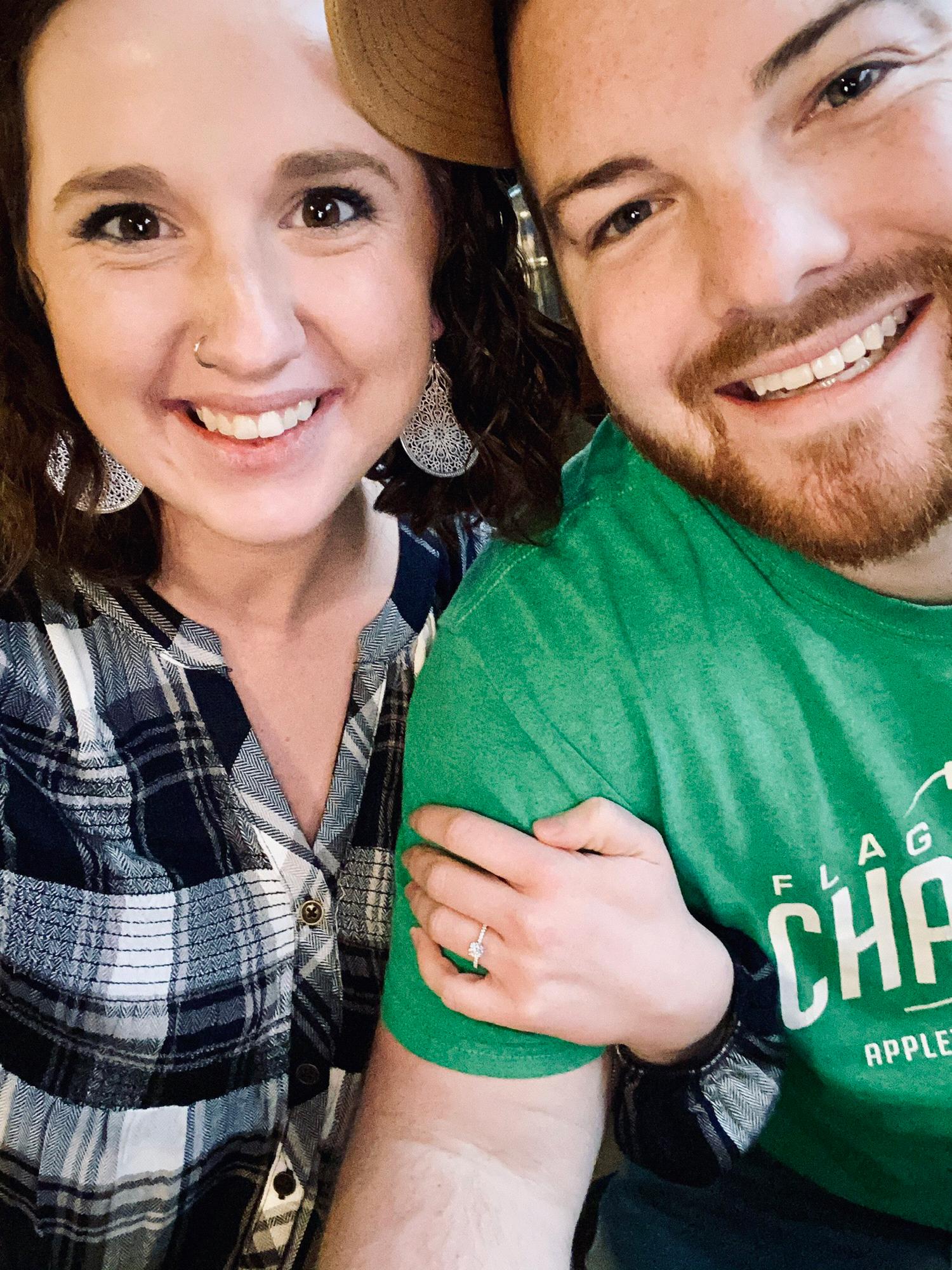 First picture as an engaged couple!