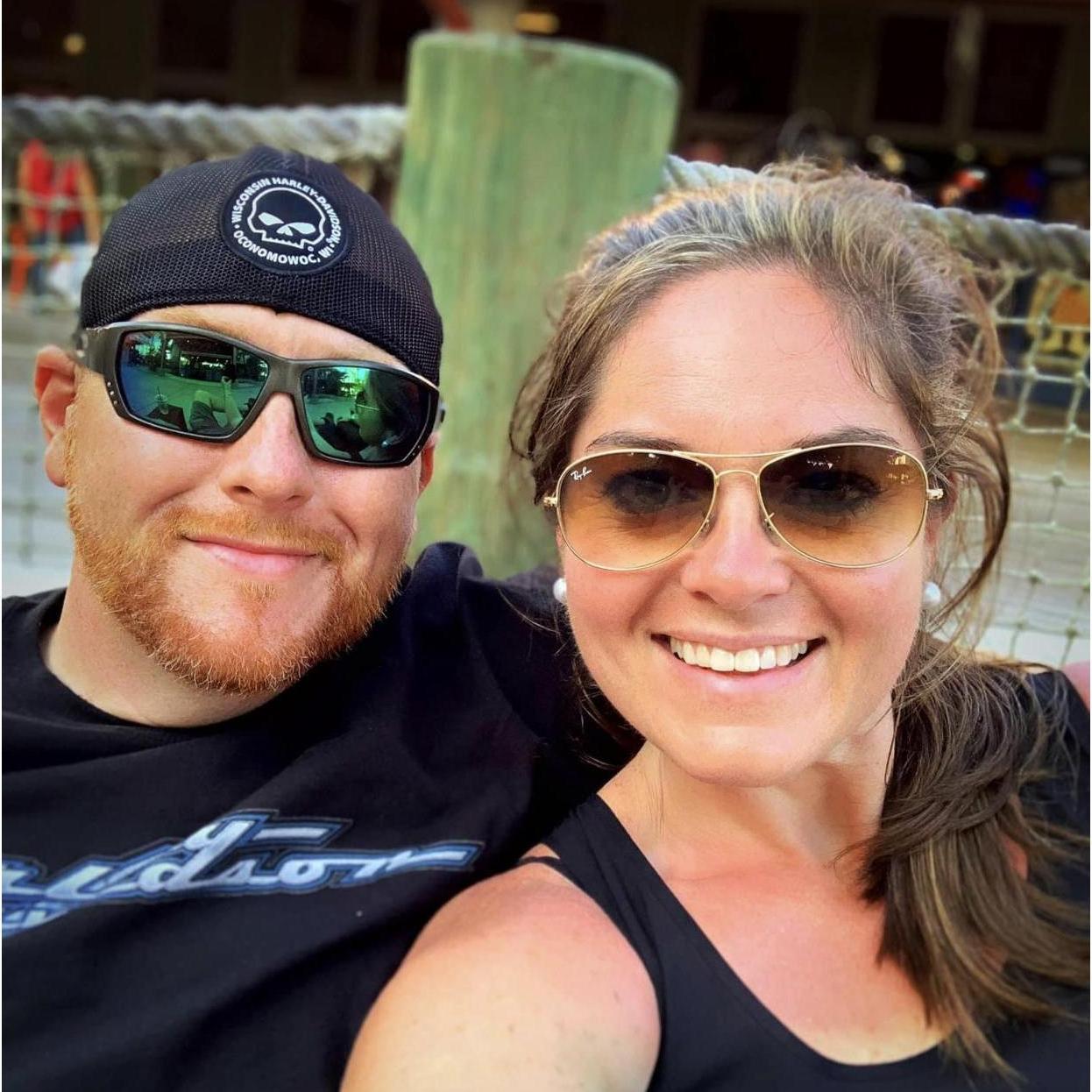One of many motorcycle rides that we have taken together