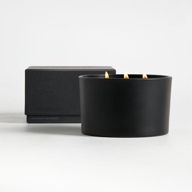 Monochrome No. 02 Onyx 3-Wick Scented Candle