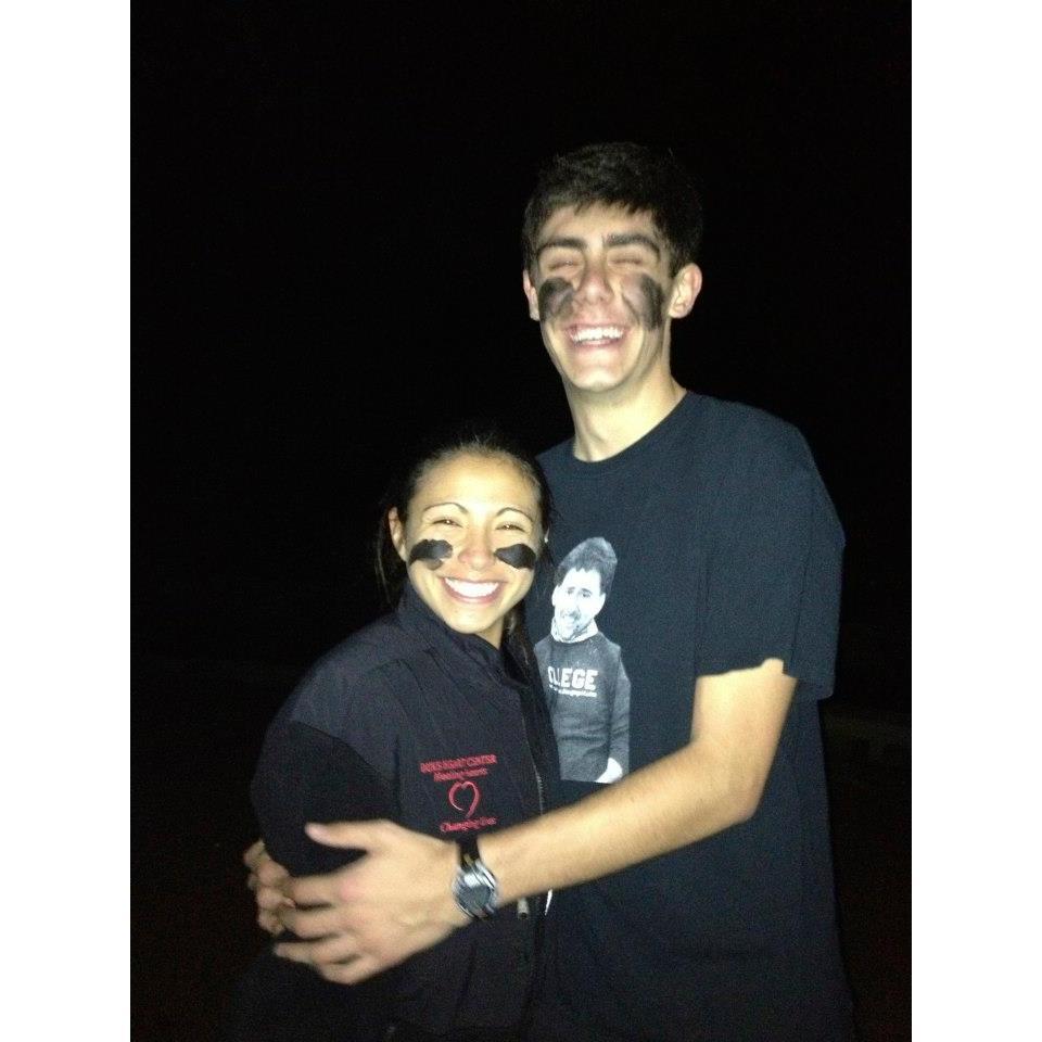 Our very first picture together our first year of college, 2012