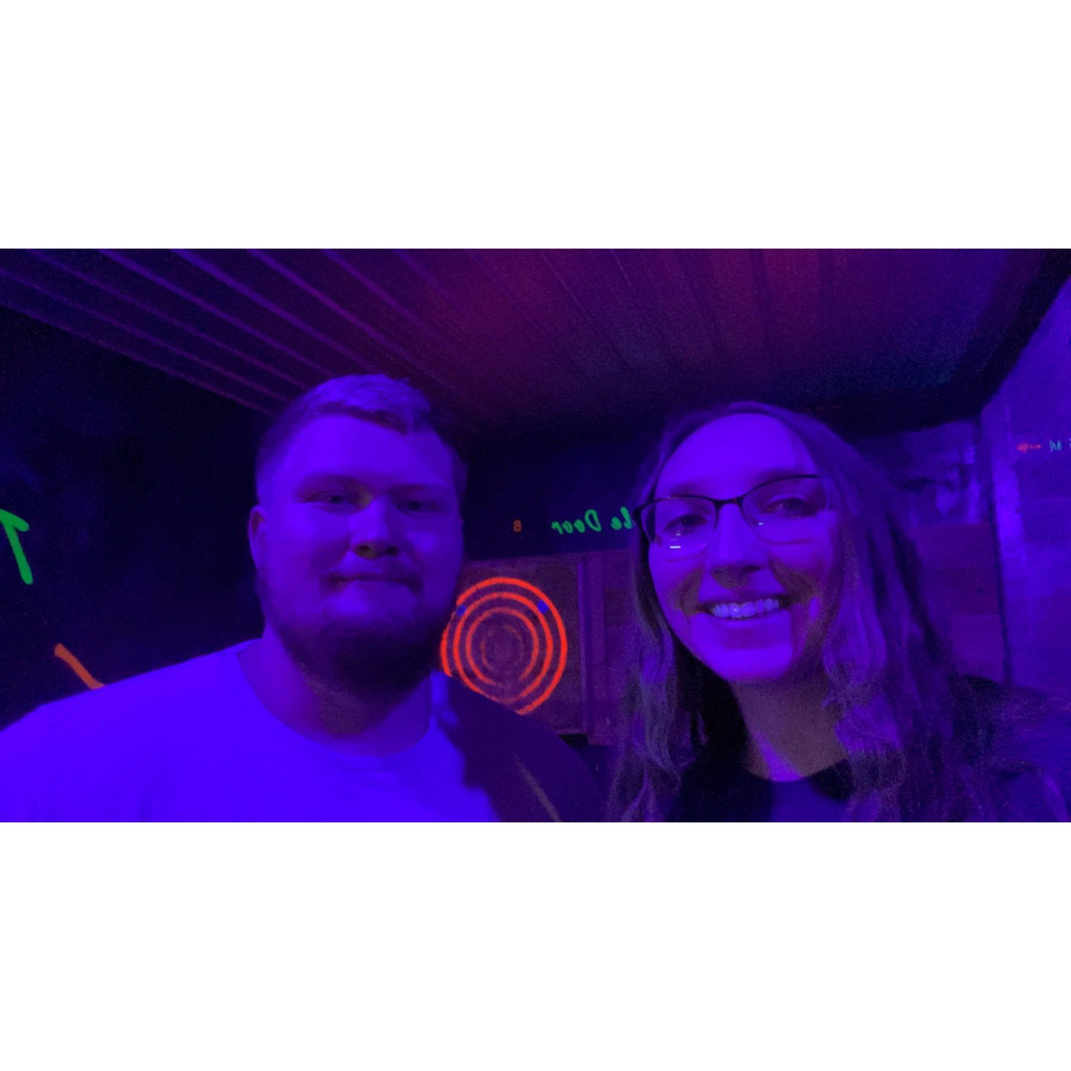 Axe throwing!