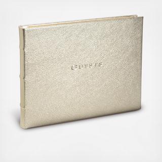Personalized Leather Guestbook