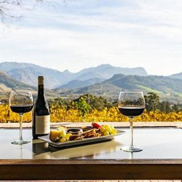 Dinner at Le Petit Ferme in Franschhoek