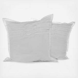 Triple Diamond Euro Sham, Set of 2