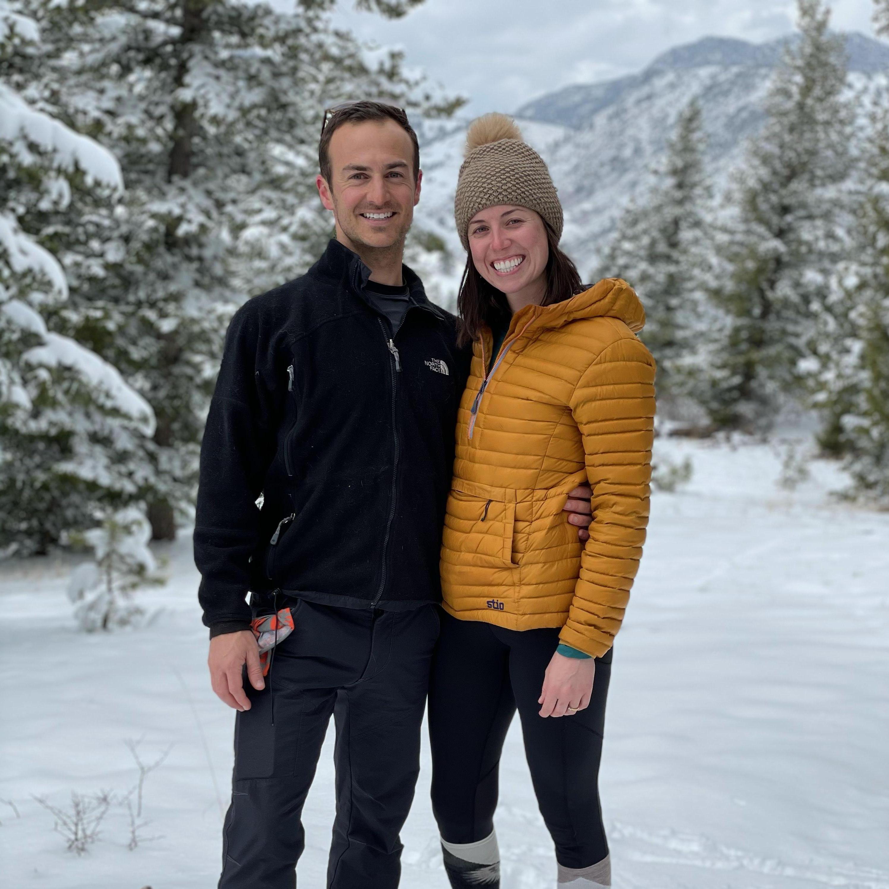 Going for a hike in our back yard - April 2021