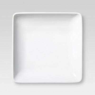 Square Porcelain Appetizer Plate 5.430 " White - Threshold™