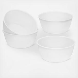 Shimmering White Soup Bowl, Set of 4