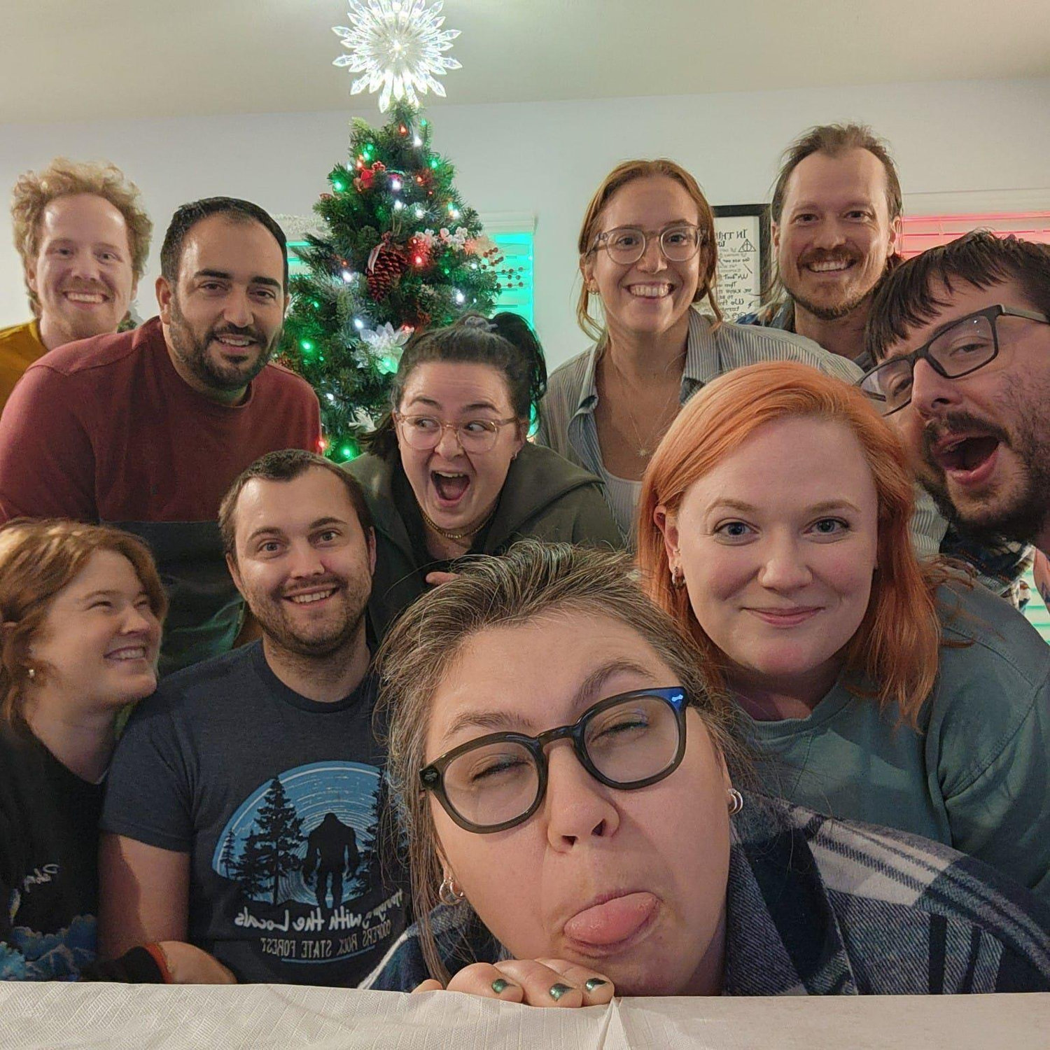 So much love for our friends from far and wide. Here's some of Dylan's college crew (and beyond) in PA celebrating Thanksgiving.