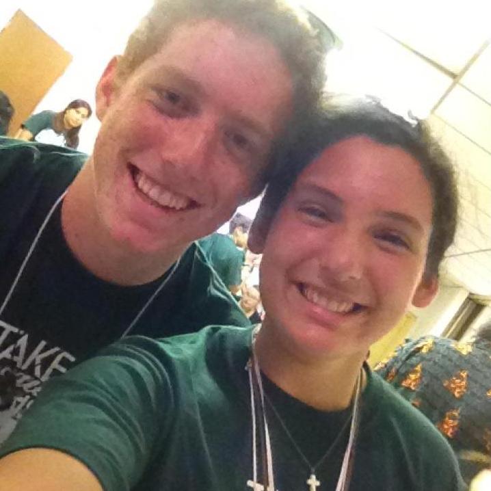 Summer 2012 - Shiloh was on Team for an ACTS retreat, and Em got to see his working admiration for the Lord