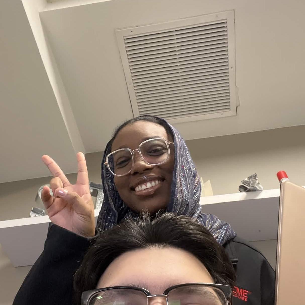Crashing at Naimahs office