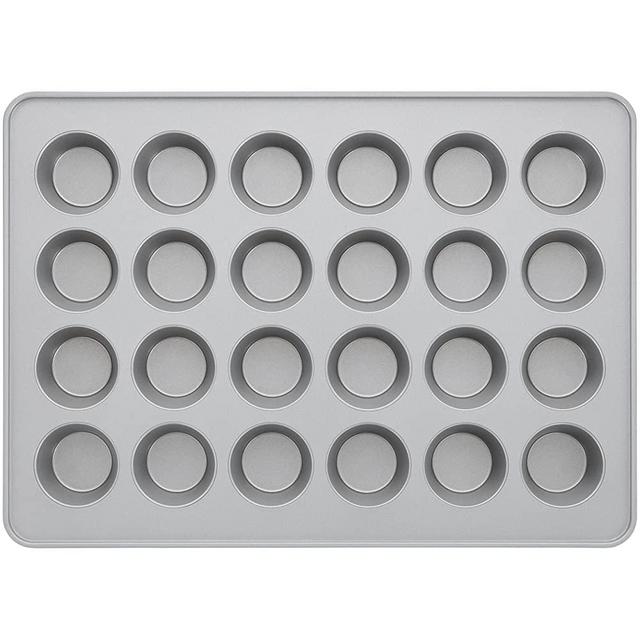 Wilton Baker's Best Non-Stick Bakeware Muffin Pan, 24-Cup, Steel