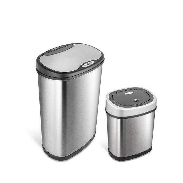 Rectangular Motion Sensor Trash Can Combination Set