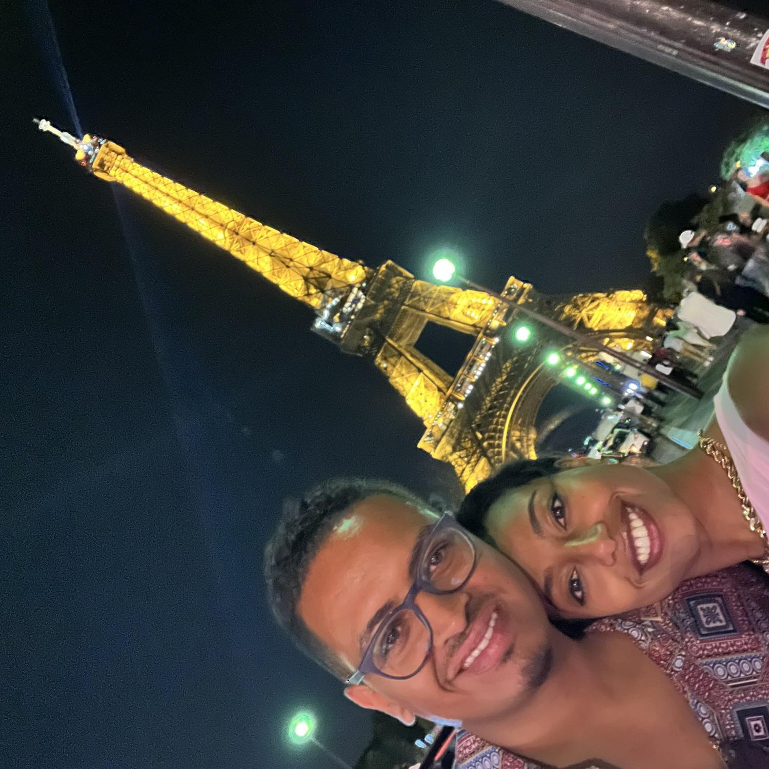 First international trip together. 

We went to Barcelona, then Paris.