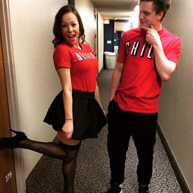 Sophomore year of college Halloween 2015